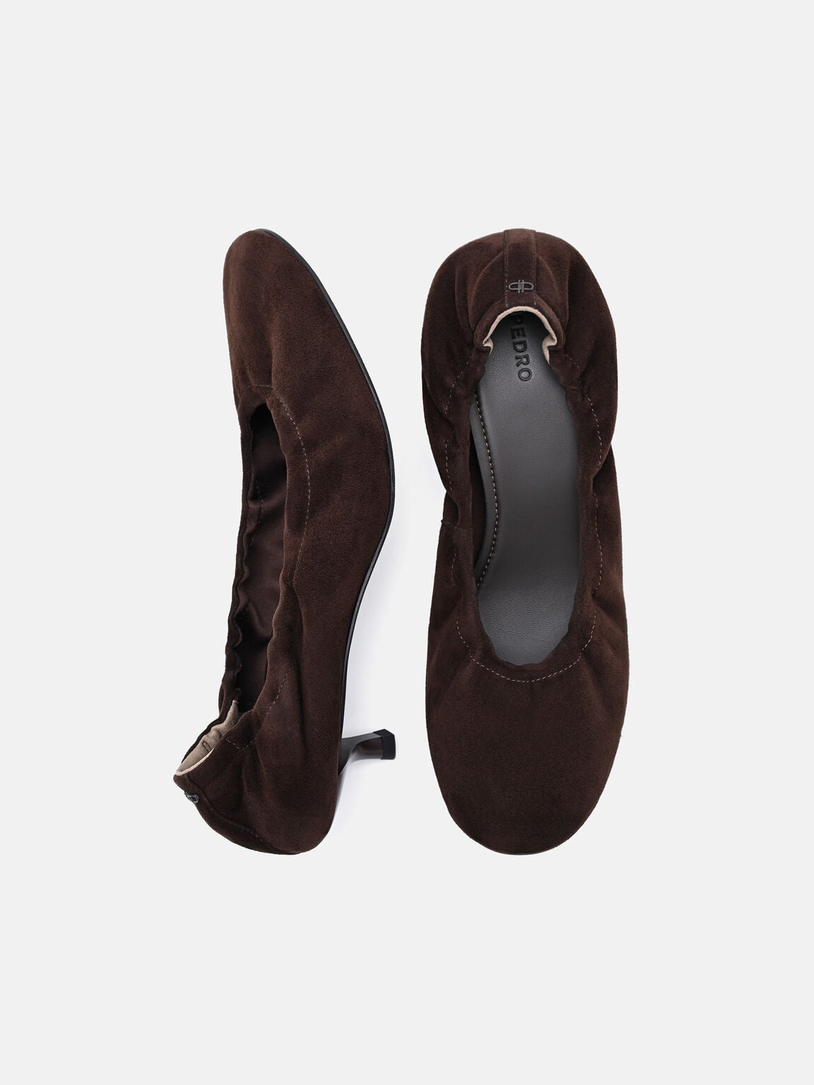 Gi&agrave;y cao g&oacute;t b&iacute;t mũi Gabrielle, Dark Brown Suede, hi-res