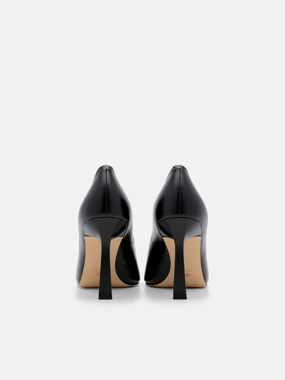 PEDRO Icon Leather Heel Pumps, Black, hi-res