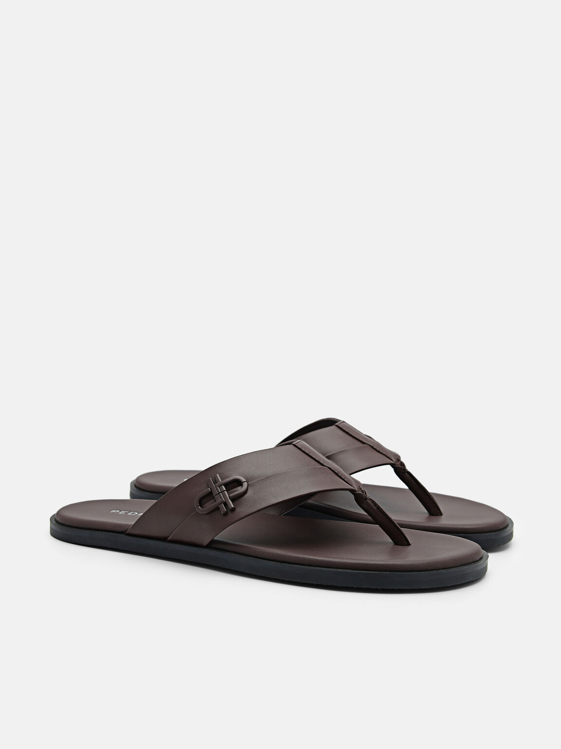 PEDRO Icon Thong Sandals, Dark Brown, hi-res