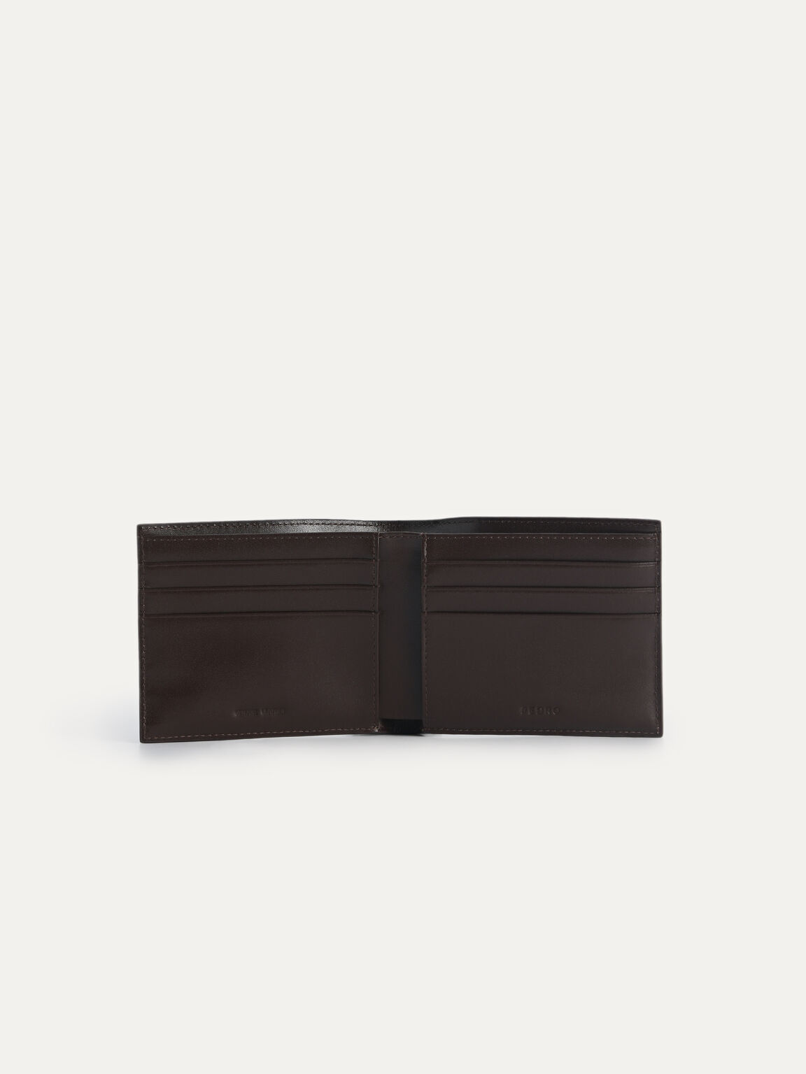 V&iacute; d&aacute;ng ngắn Bi Fold, N&acirc;u Đậm, hi-res