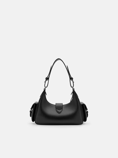 Ilena Shoulder Bag, Black, hi-res