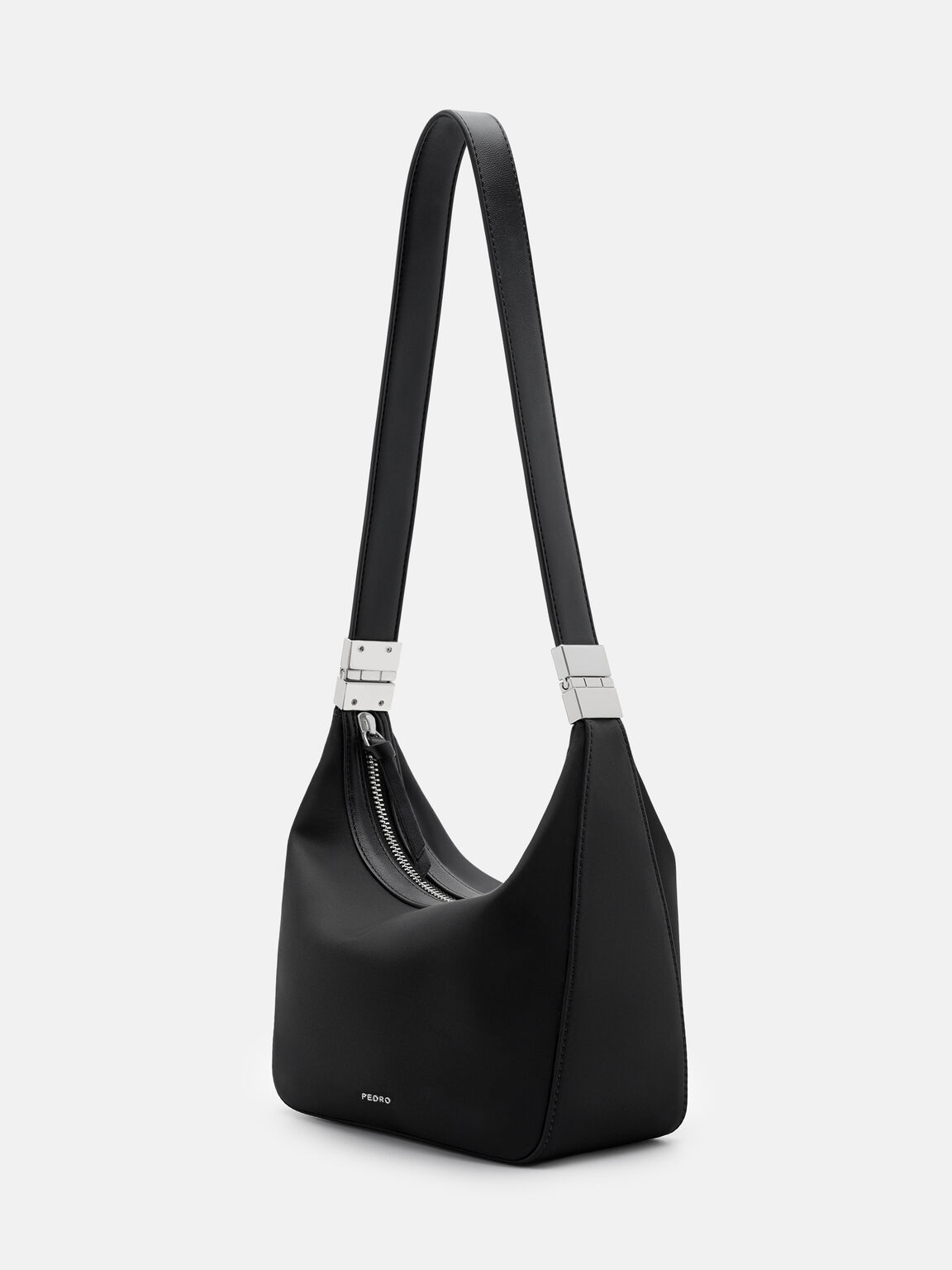 Jatte Nylon Crescent Bag, Black Nylon, hi-res