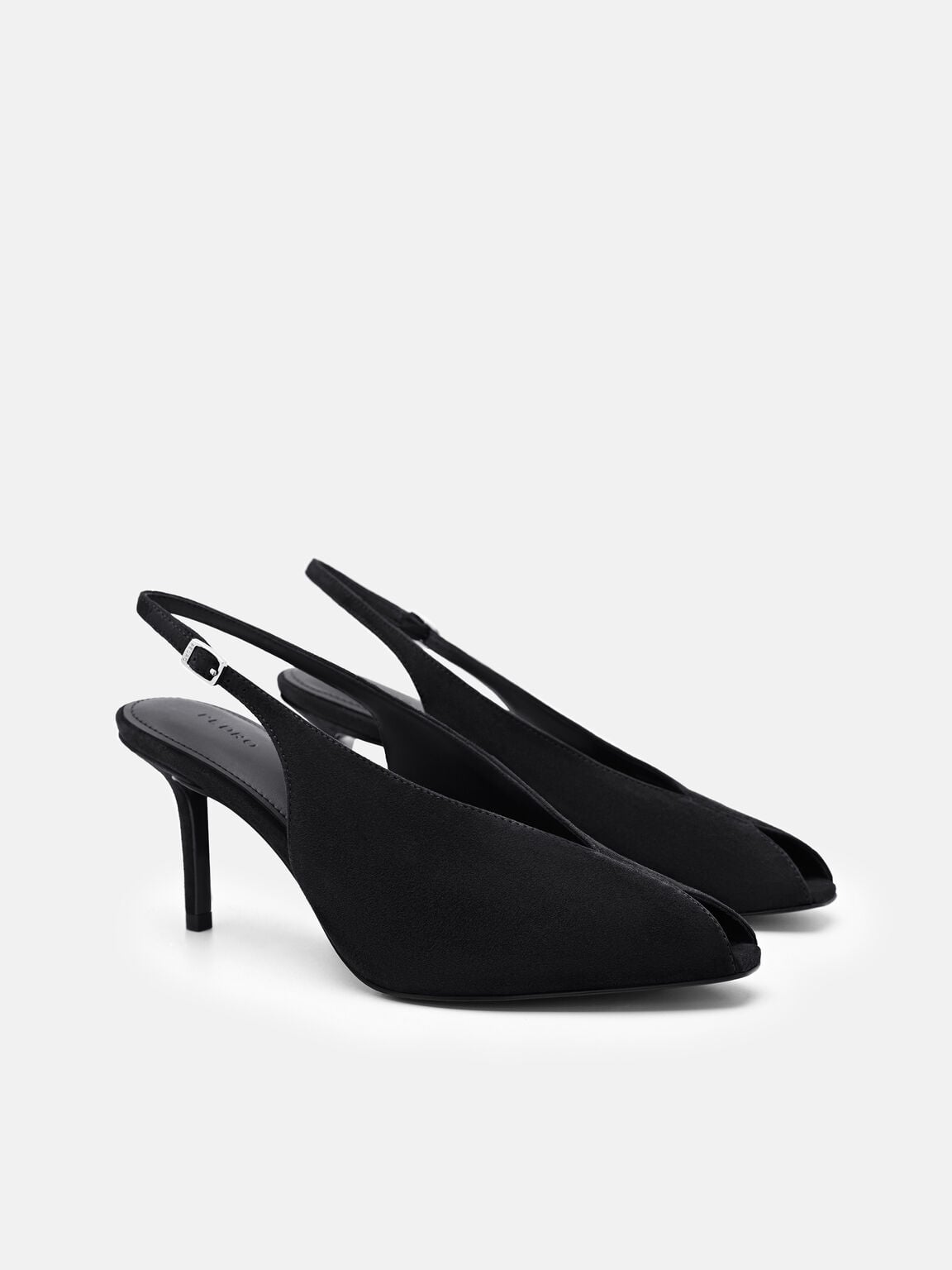 Gi&agrave;y sandals cao g&oacute;t Sylvie, Black Suede, hi-res