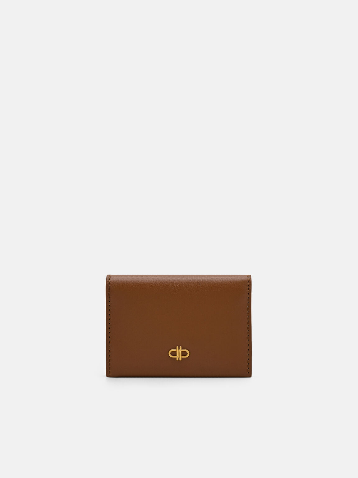 V&iacute; đựng thẻ gập đ&ocirc;i Leather, Rượu Cognac, hi-res