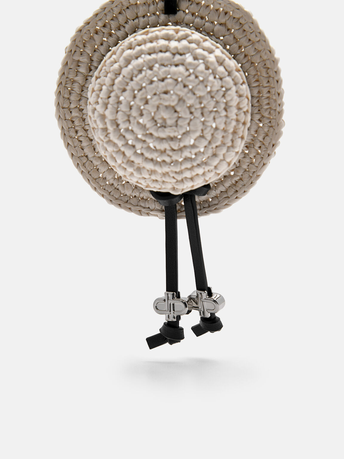 PEDRO Icon Raffia Keychain, Chalk, hi-res