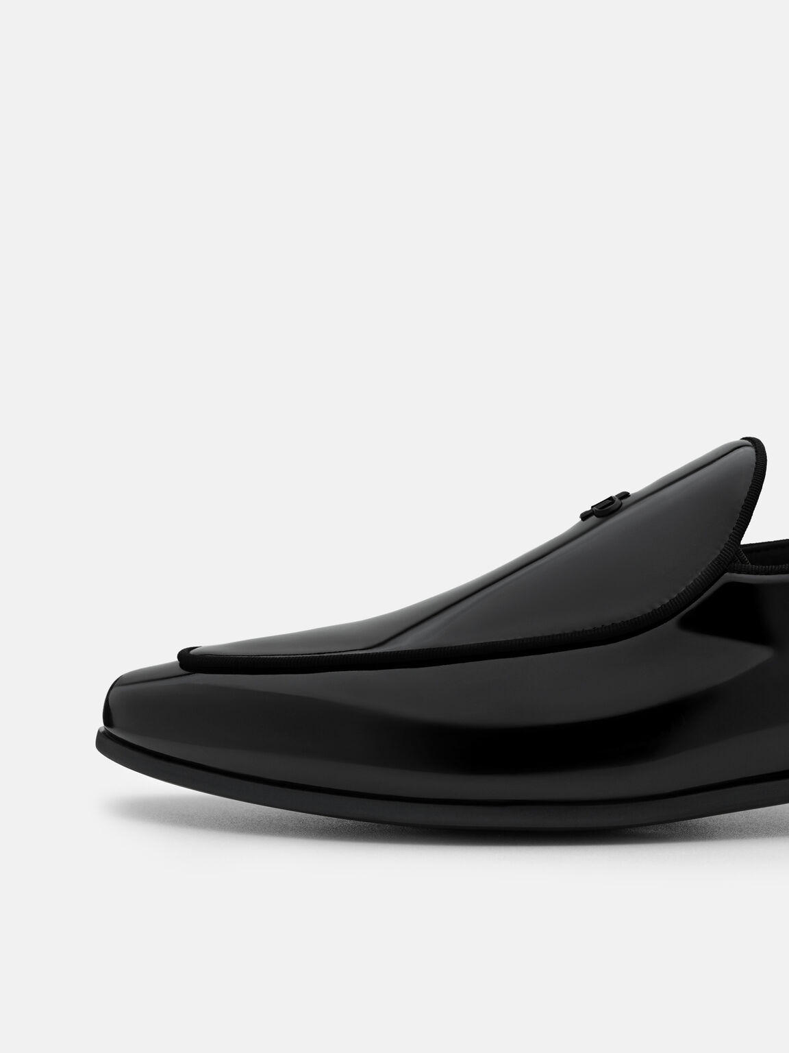 Gi&agrave;y lười mũi nhọn Patent Leather, Black Patent, hi-res