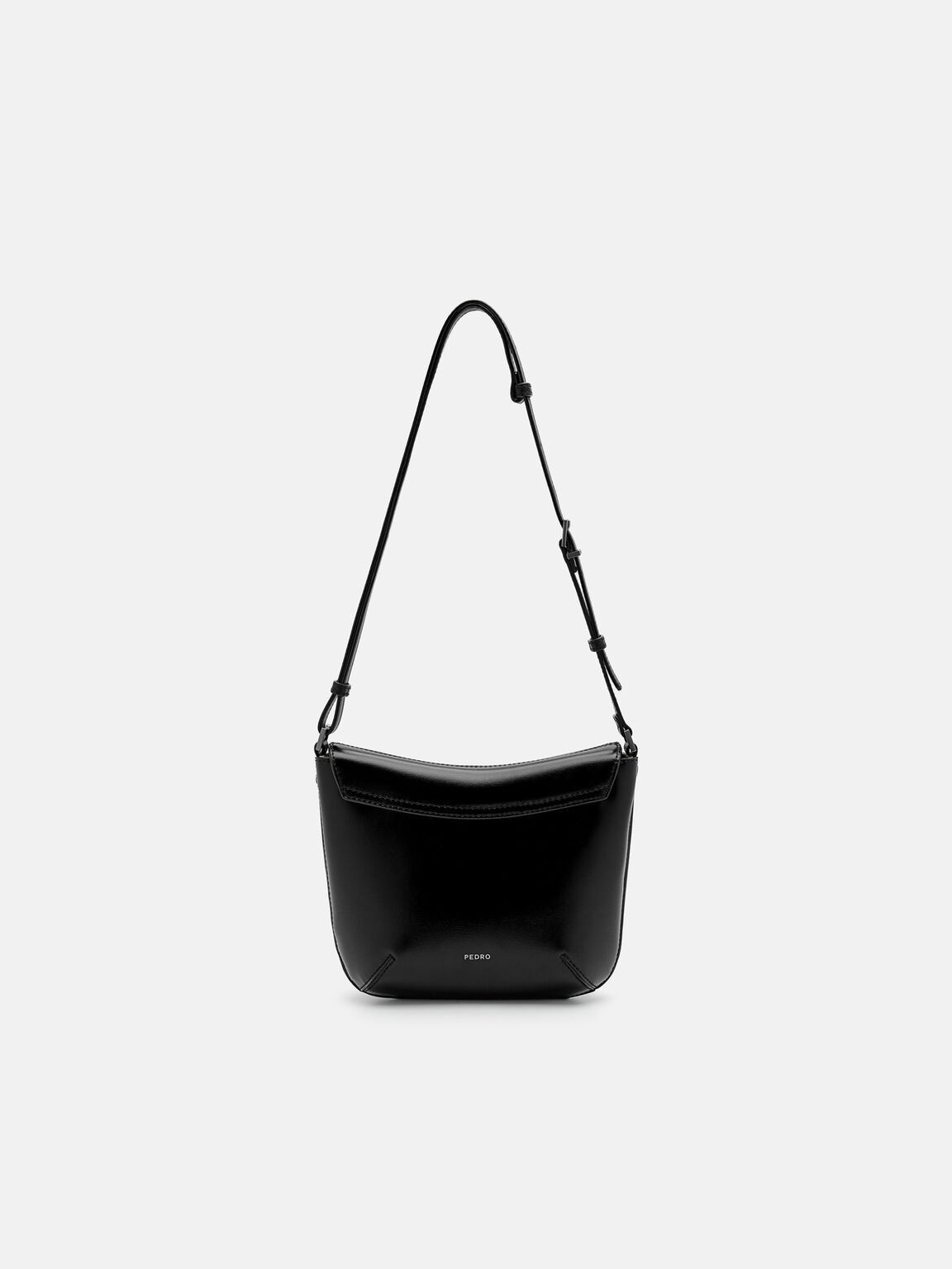PEDRO Icon Leather Satchel Bag, Black, hi-res