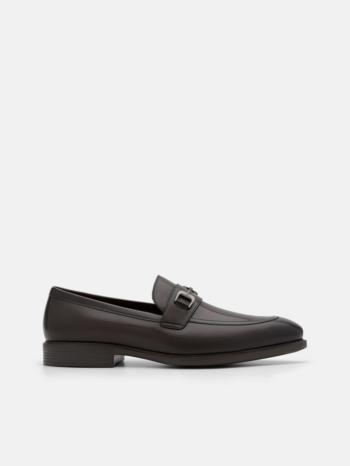 Gi&agrave;y lười Altitude Lightweight Leather, N&acirc;u đậm b&oacute;ng, hi-res