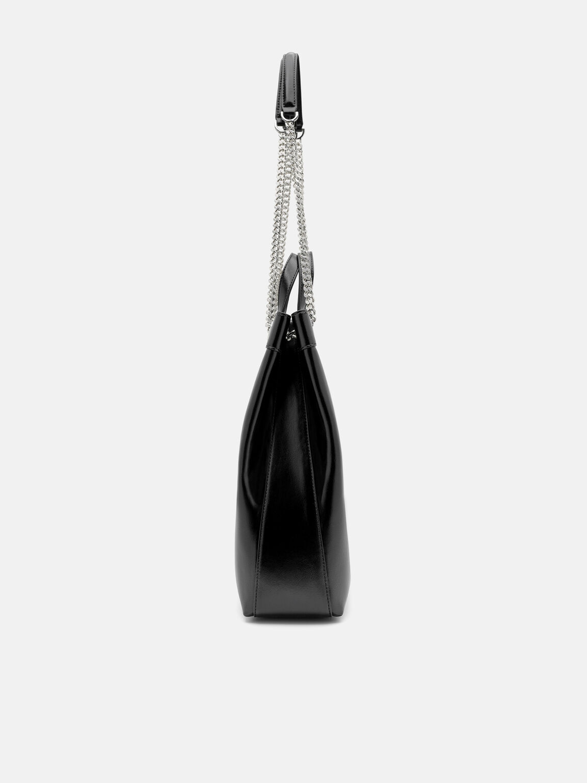 T&uacute;i tote phom chữ nhật Cassier, Black Wrinkled, hi-res