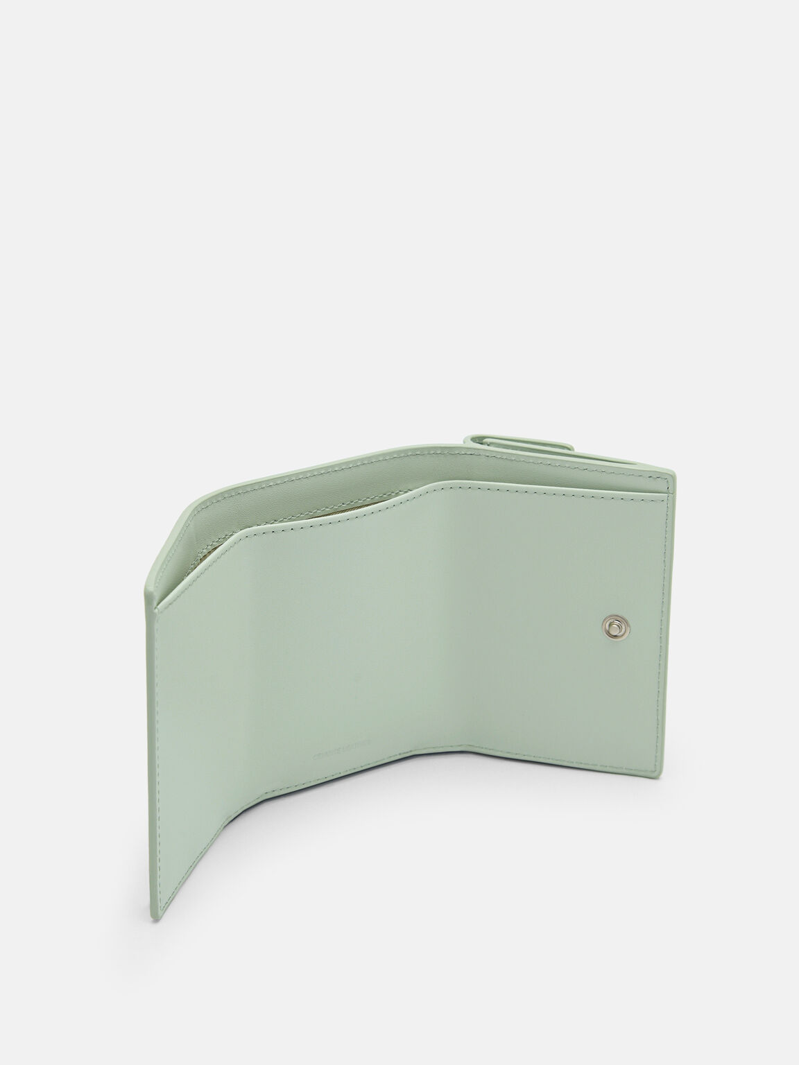 PEDRO Studio Leather Tri-Fold Wallet, Light Green