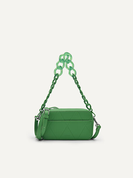 Megan Mini Shoulder Bag, Green, hi-res