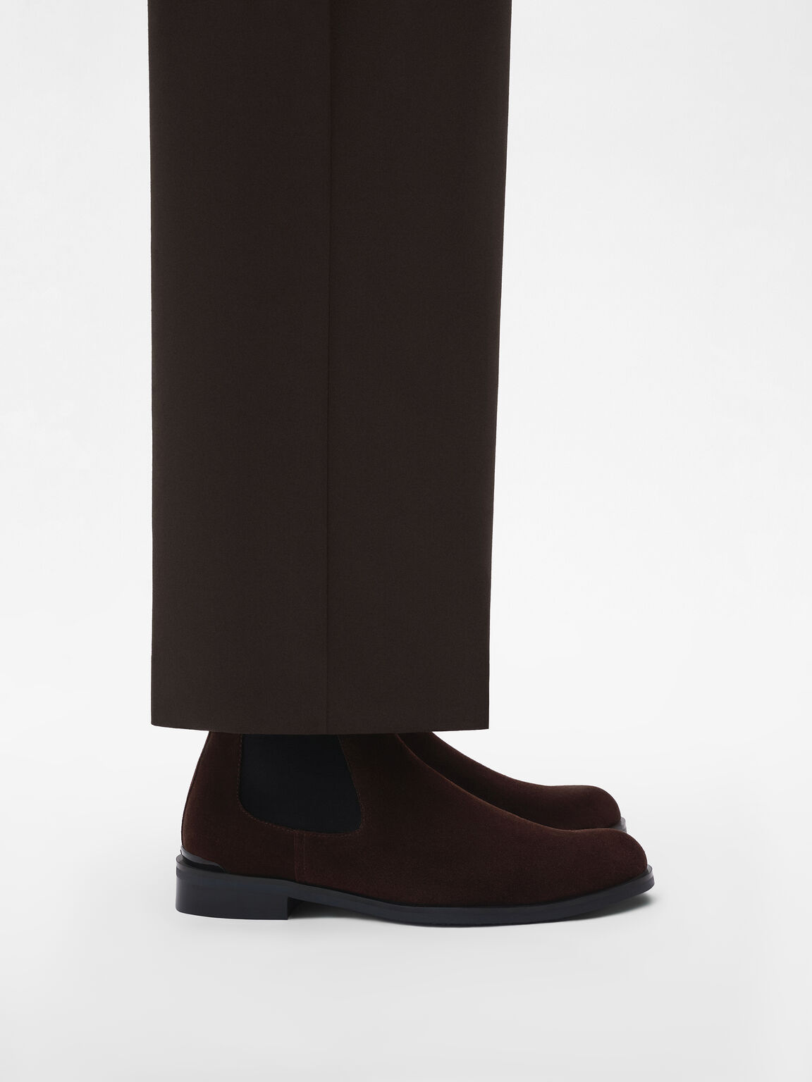 Gi&agrave;y boots cổ cao Chace Suede, Espresso Brown Suede, hi-res