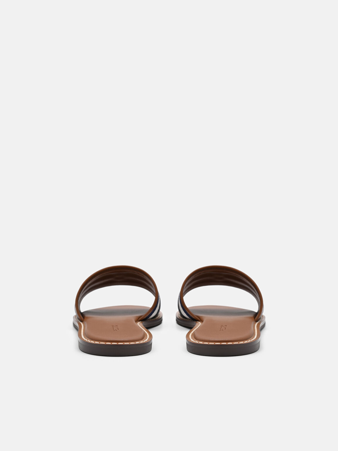 Canvas Slide Sandals, Navy Canvas, hi-res