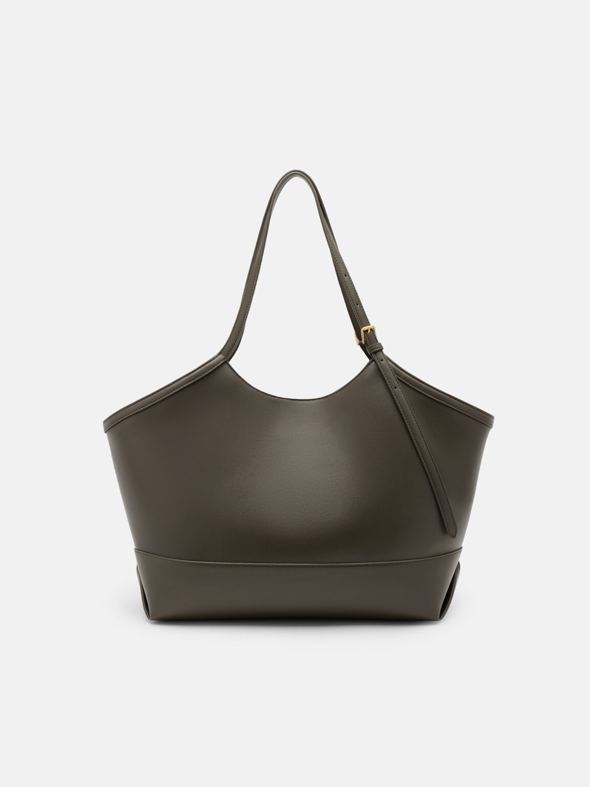 T&uacute;i tote h&igrave;nh thang Melka Oversized, Xanh Olive, hi-res