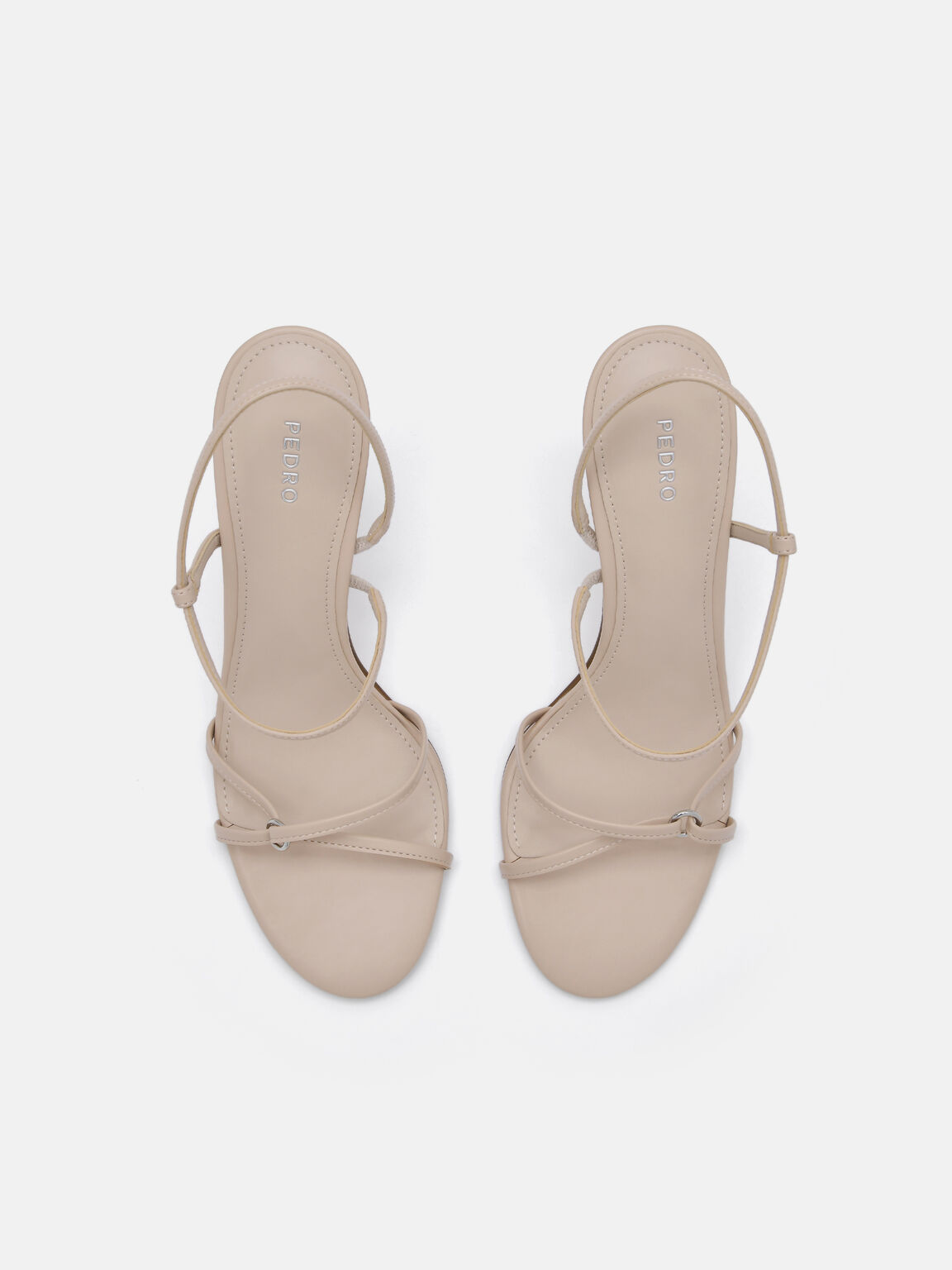 Dita Heel Sandals, Nude, hi-res