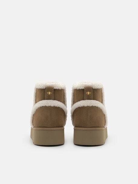 Feliz Suede Boots, Beige, hi-res