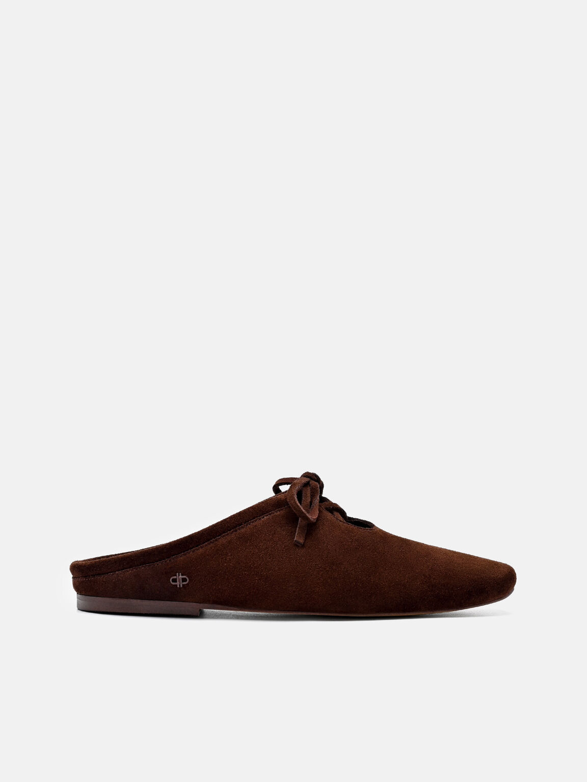Elise Suede Mules, Dark Brown Suede, hi-res