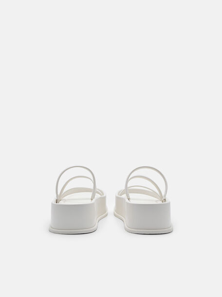 D&eacute;p đế xuồng quai ngang Strappy, Phấn, hi-res