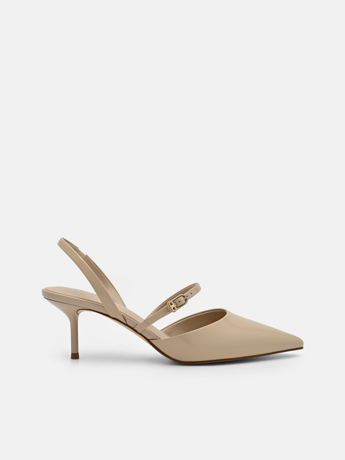 Shiloh Leather Heel Pumps, Sand, hi-res