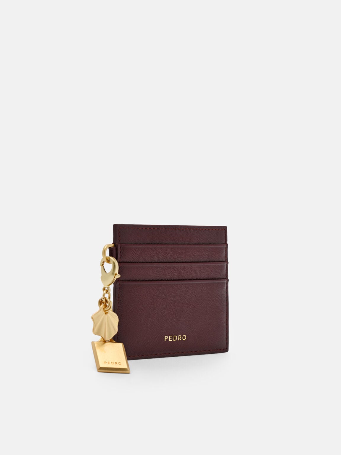 V&iacute; đựng thẻ Leather Keychain, Wine Wrinkled, hi-res