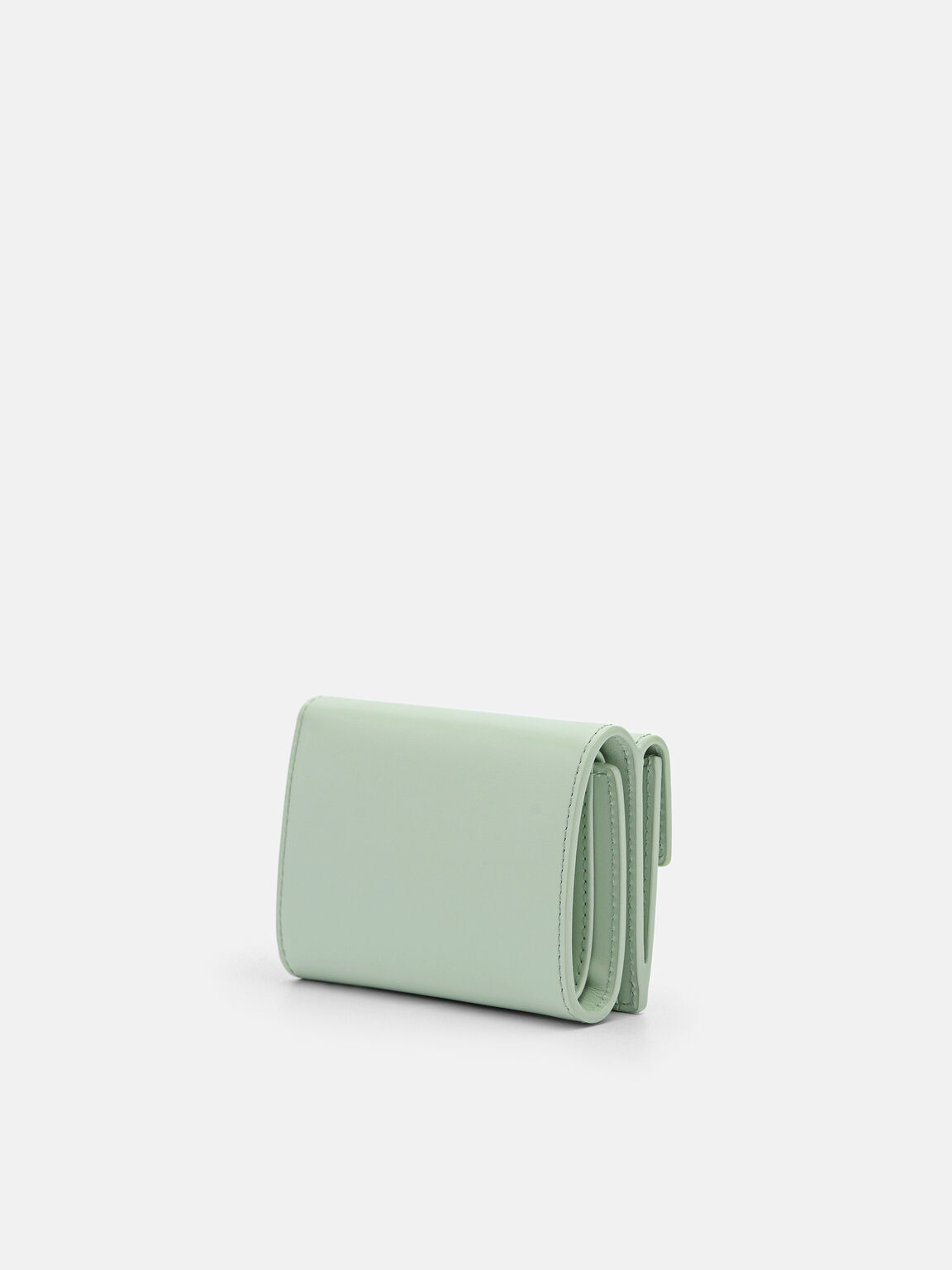 PEDRO Studio Leather Tri-Fold Wallet, Light Green, hi-res