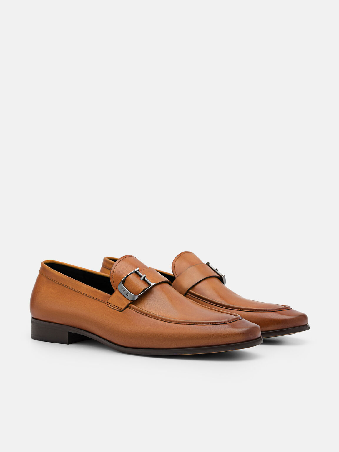 Helix Leather Loafers, Camel, hi-res