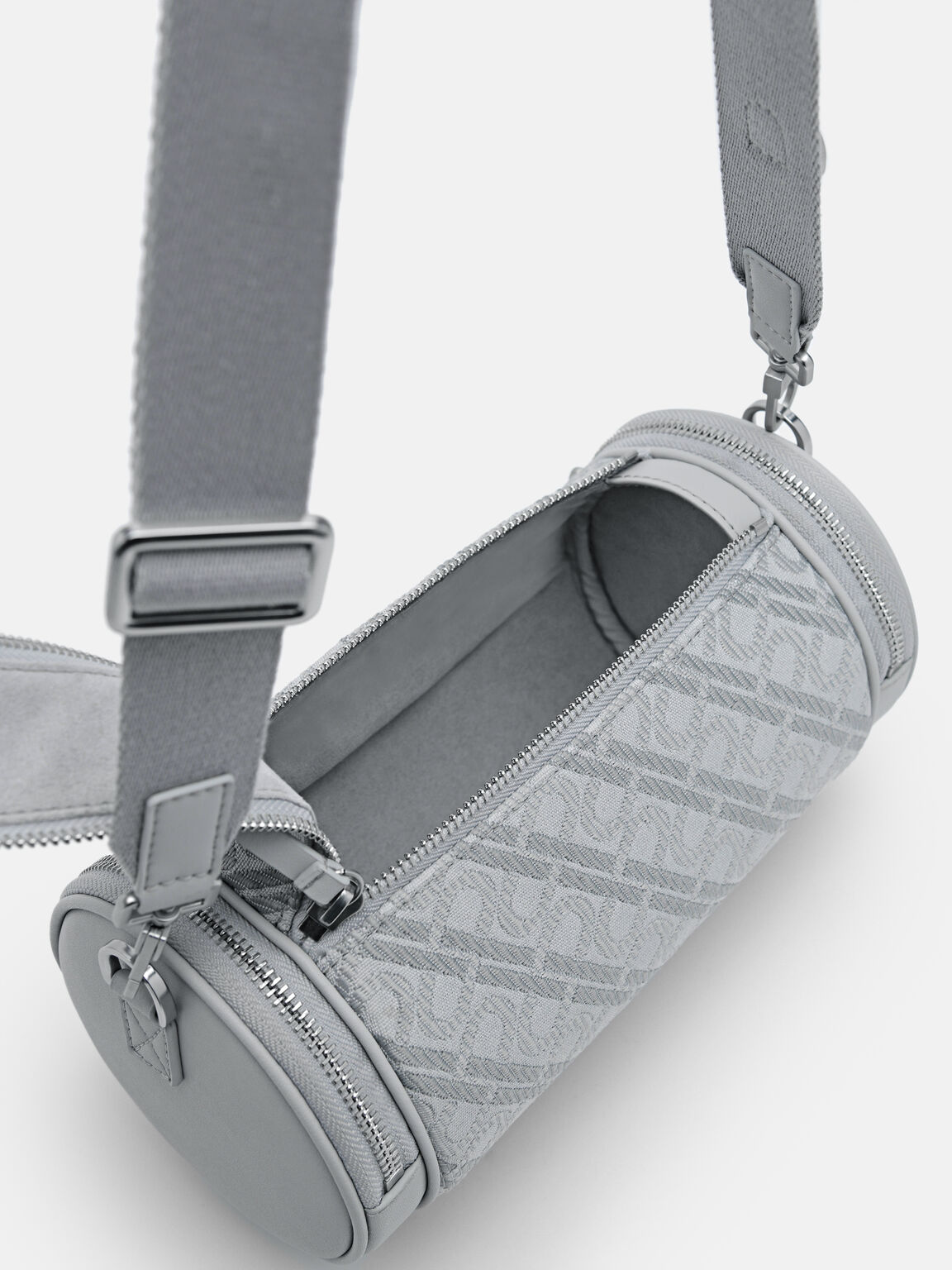 PEDRO Icon Jacquard Sling Bag, Light Grey, hi-res