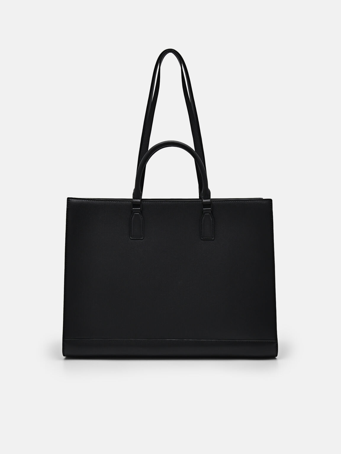 PEDRO Studio Leather Pixel Tote Bag, Black, hi-res