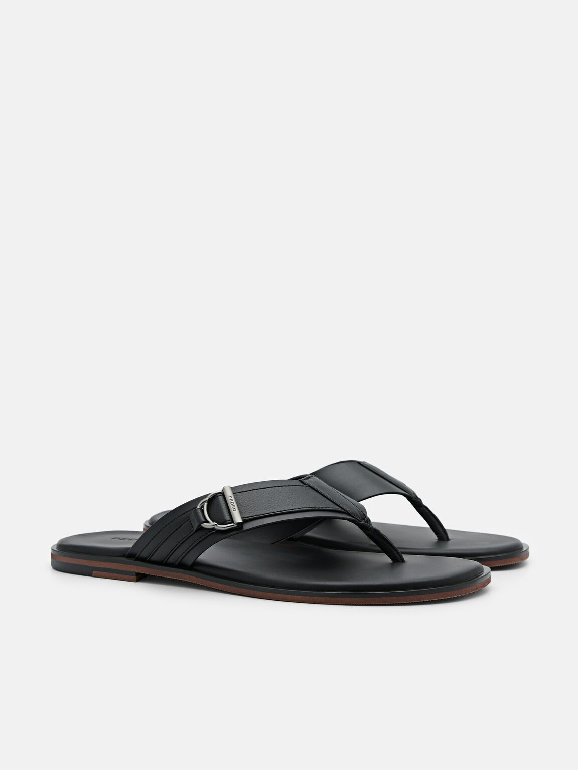 Jackson Thong Sandals, Black, hi-res