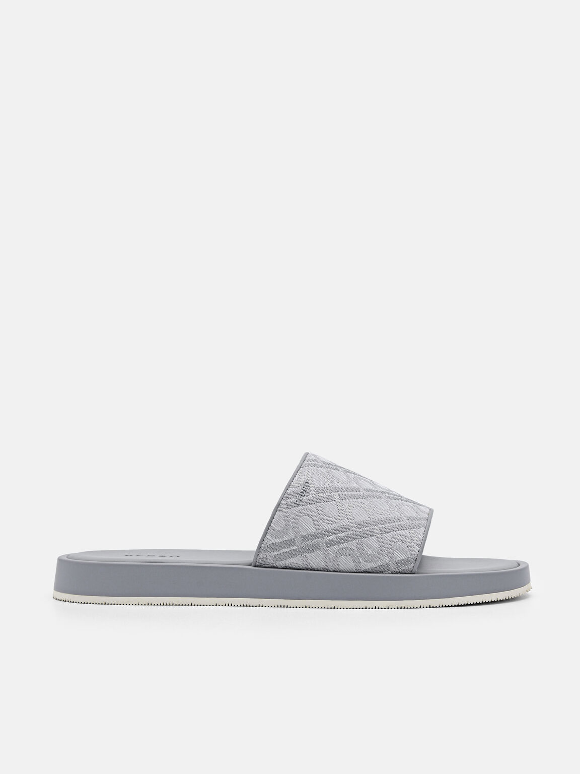 PEDRO Icon Jacquard Slide Sandals, Grey, hi-res