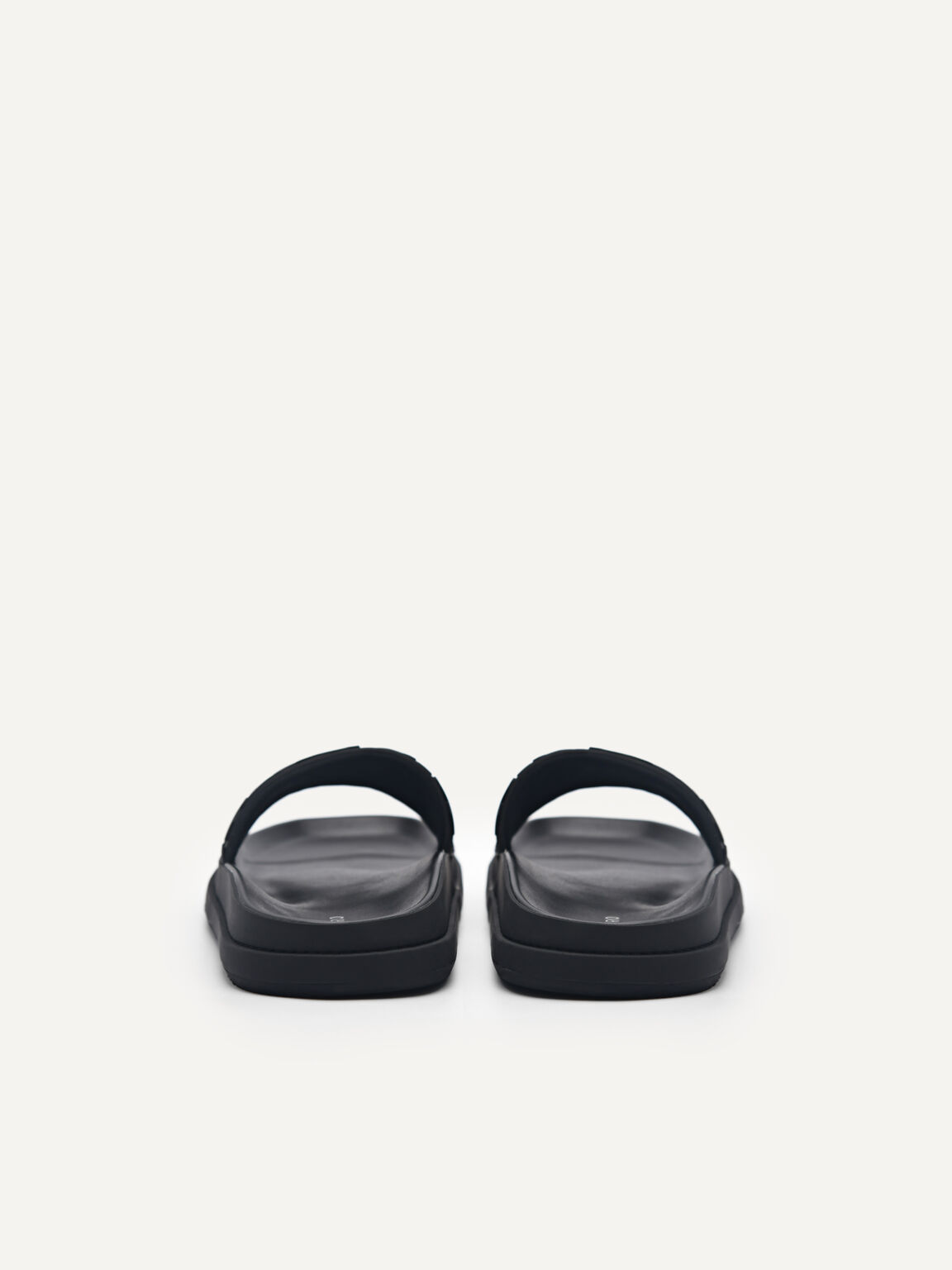 PEDRO Icon Embossed Slide Sandals, Black, hi-res