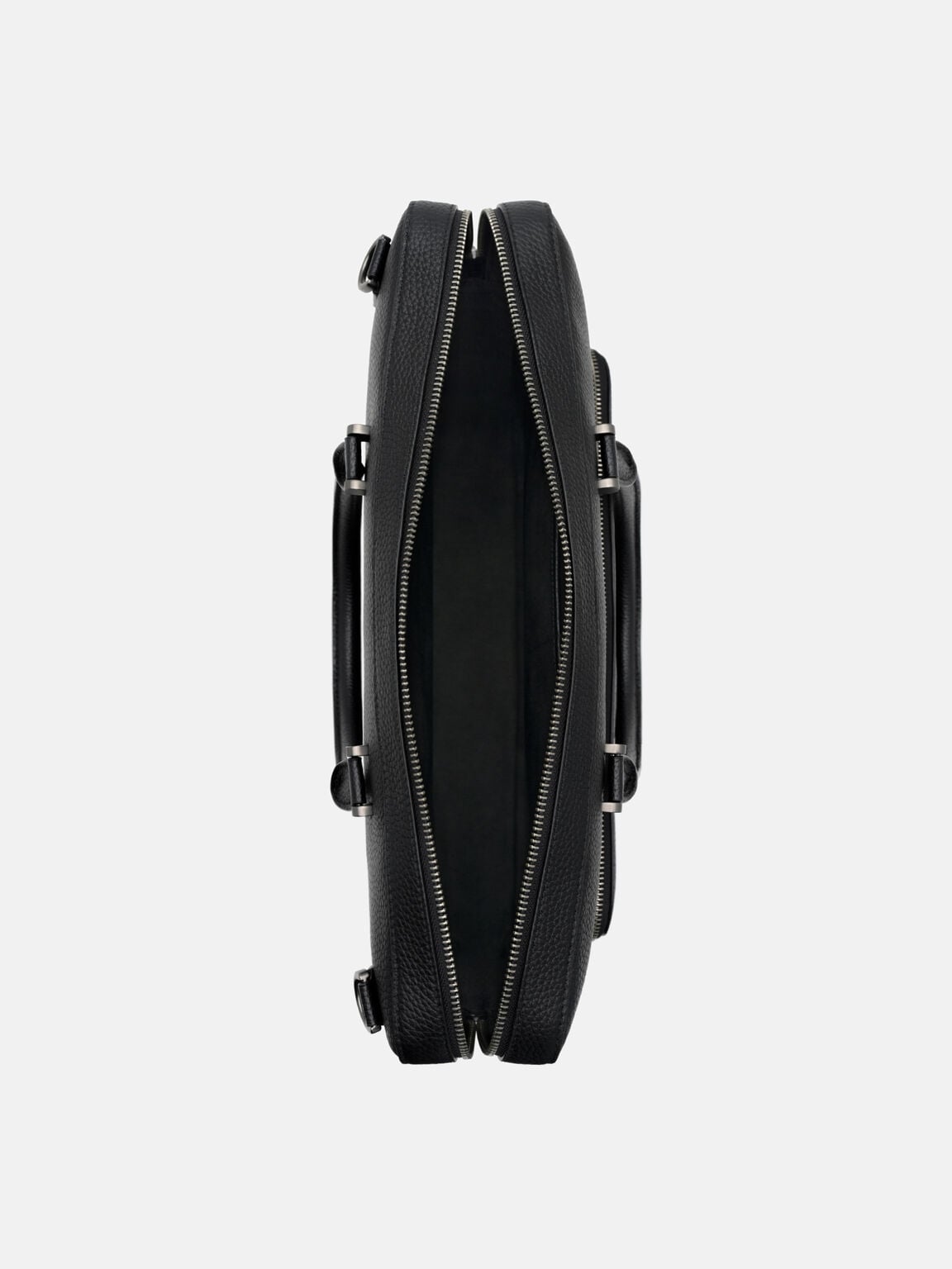 Fingerprint Lock Briefcase, Black Tumble, hi-res