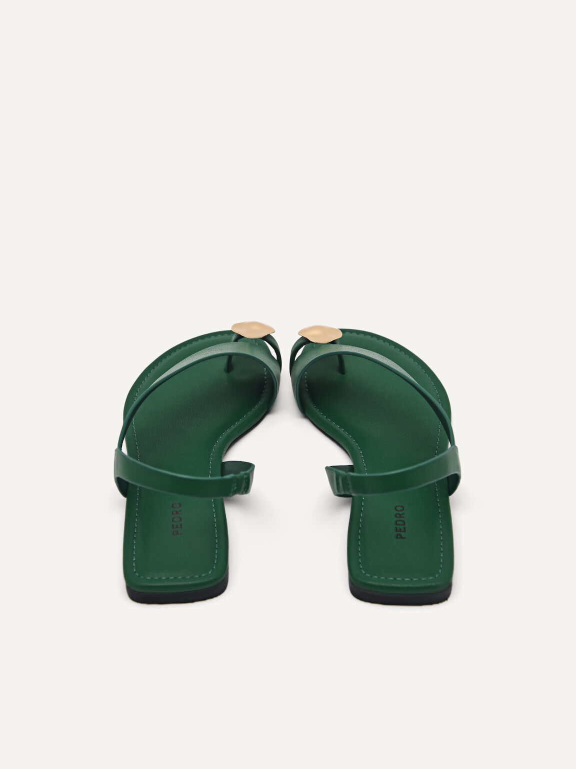 Alexis Toe Loop Sandals, Dark Green, hi-res