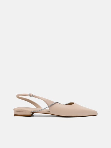 Gi&agrave;y sandals mũi nhọn Marland, Nude, hi-res