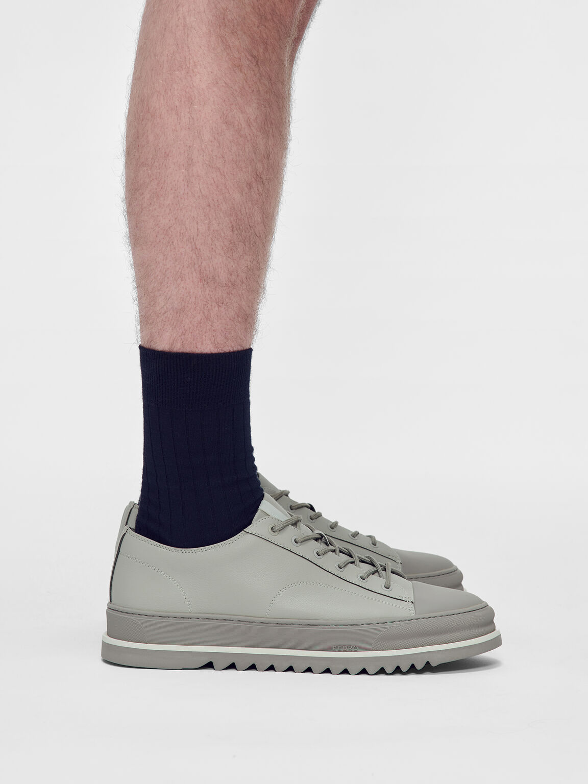 Men's Owen Court Sneakers, Light Grey, hi-res