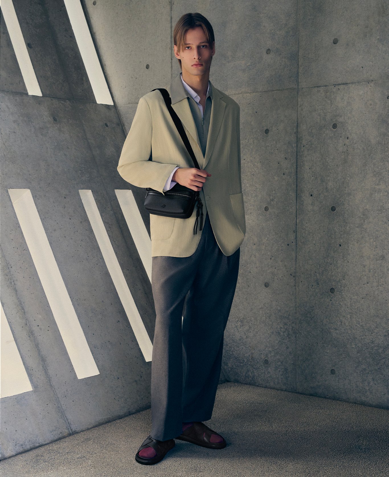 Shoes on white background