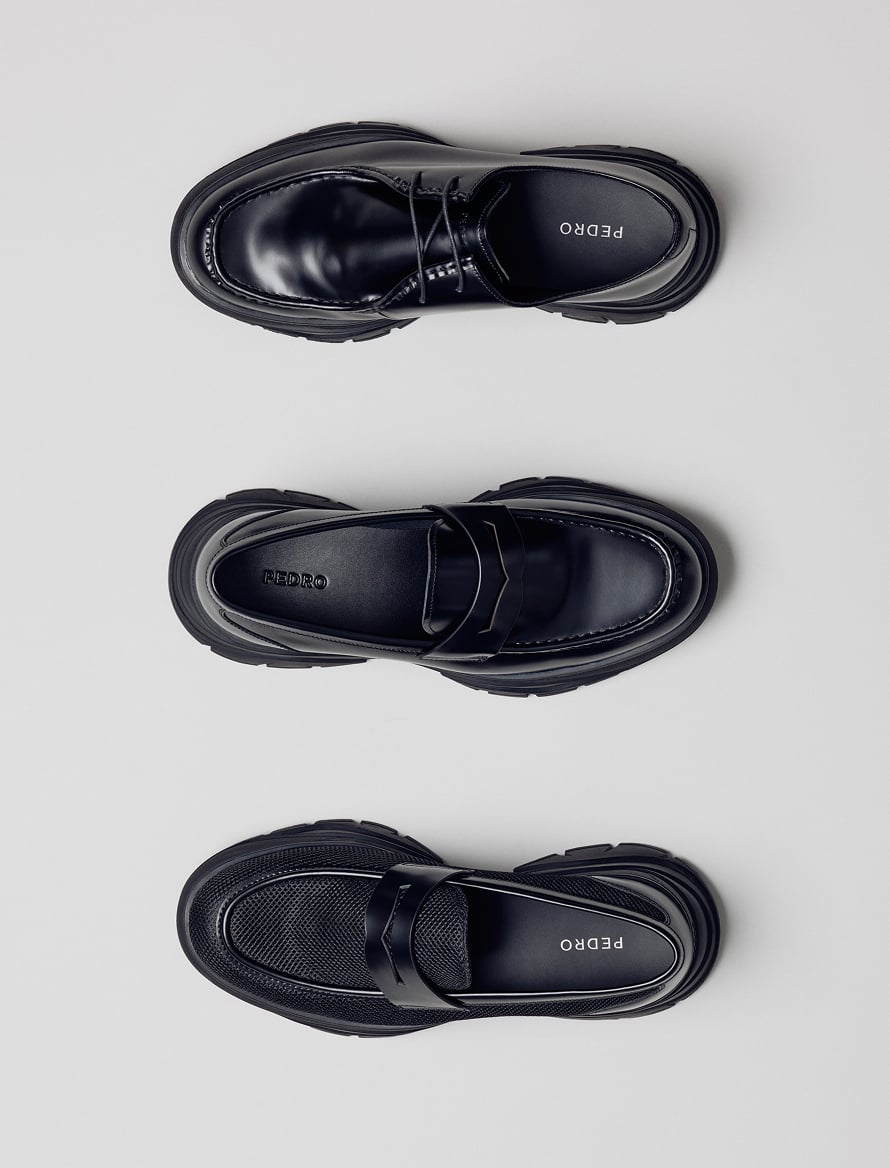 Shoes on white background