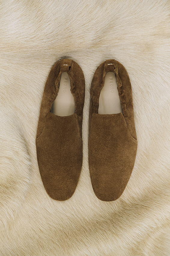 Shoes on white background