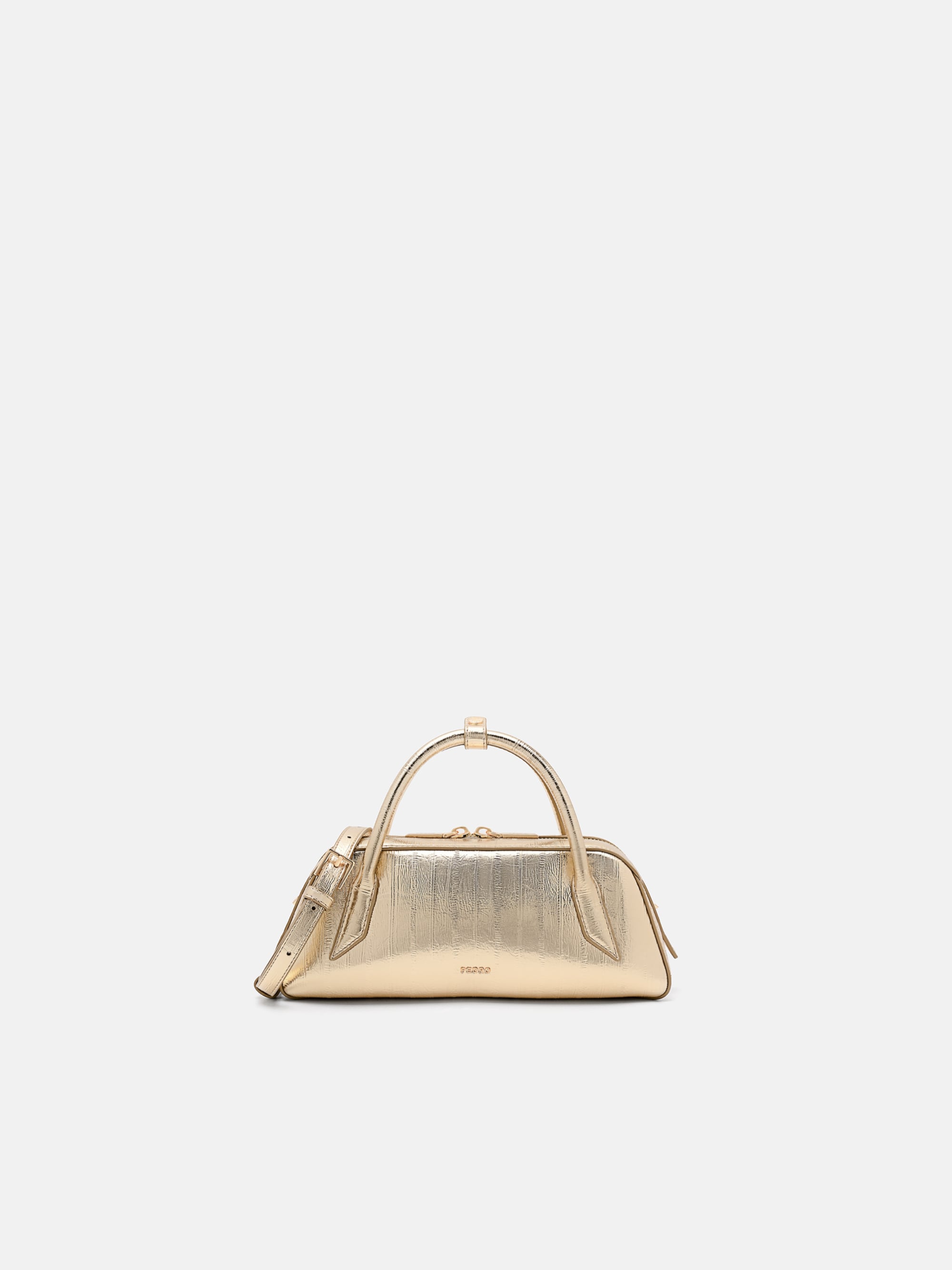 Gold Serif Handbag - PEDRO US