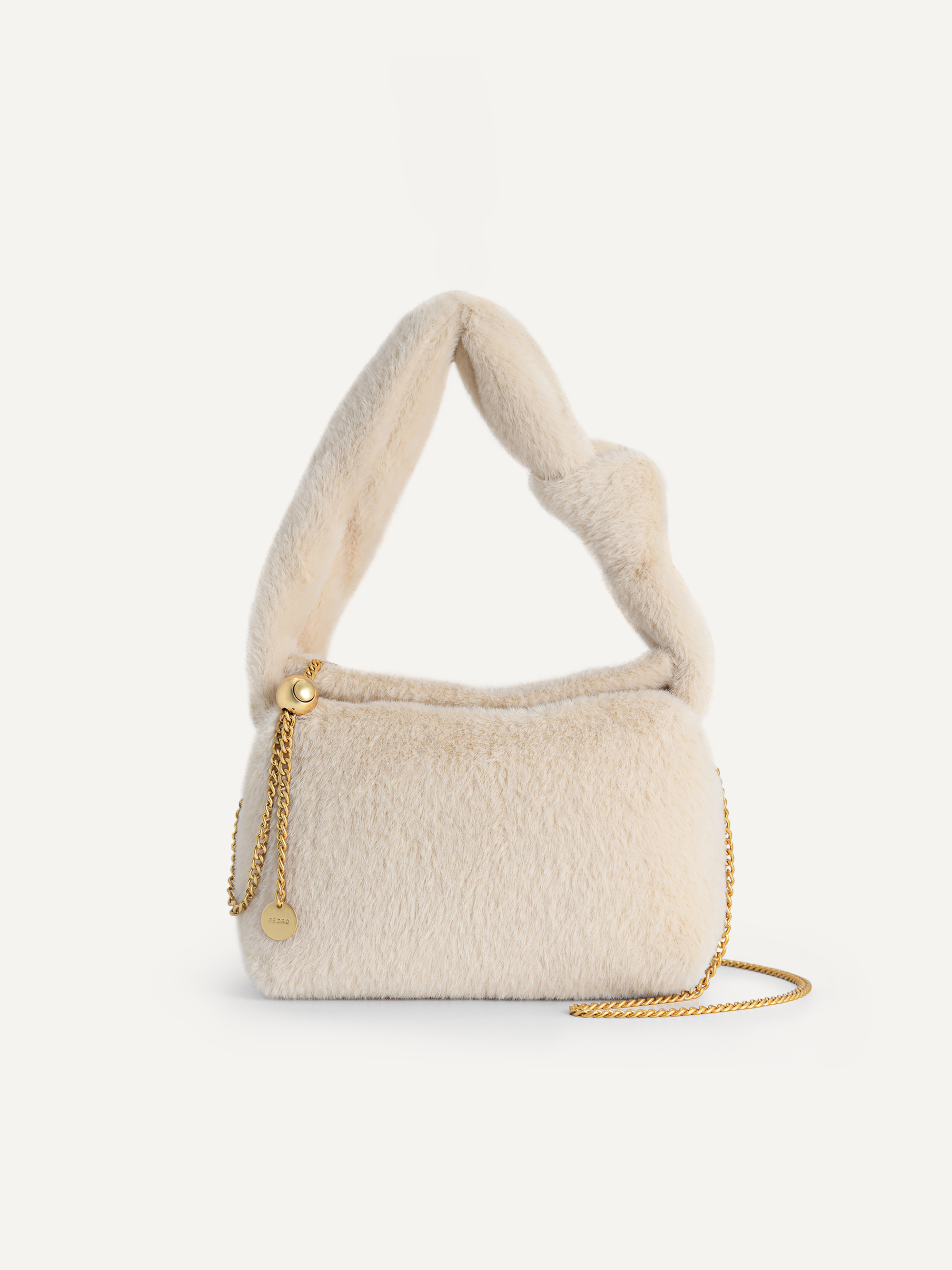 Shop MOLLIOLLI 2023-24FW Casual Style Faux Fur Plain Elegant Style Eco Fur  Handbags by missycloset | BUYMA