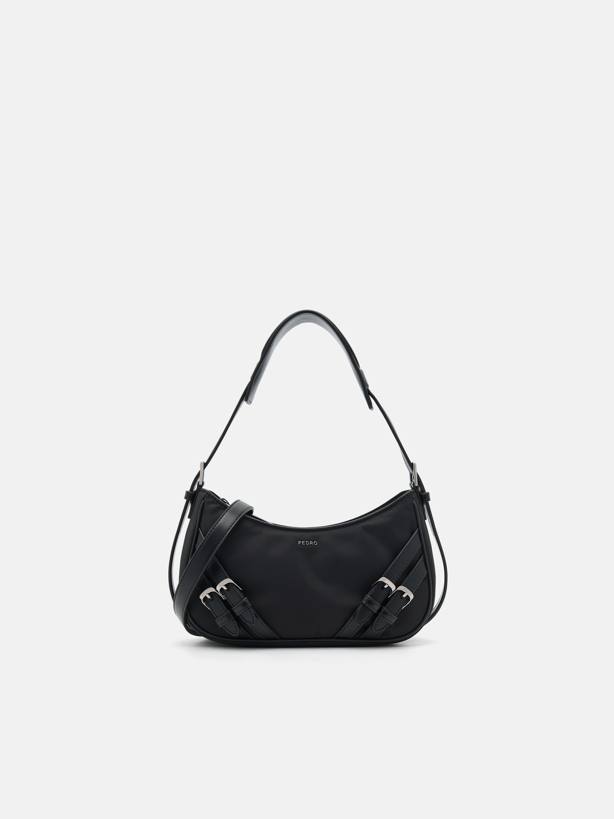 PEDRO ブラック ショルダーバッグ ポーチ付き Black Frank Sling Bag - PEDRO US