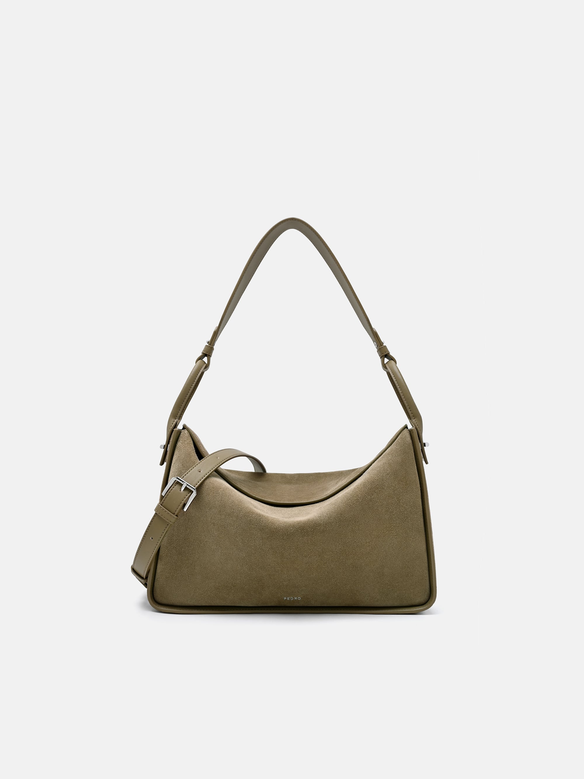 Olive Suede Demi Maxi - PEDRO SG