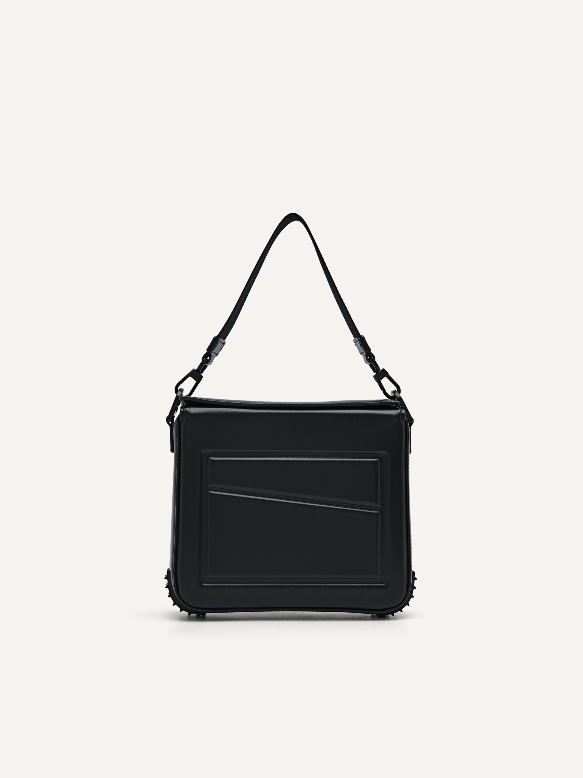 PEDRO MEN Synthetic Leather Baguette Sling Bag Chalk PM2-25210210 – Khit Zay
