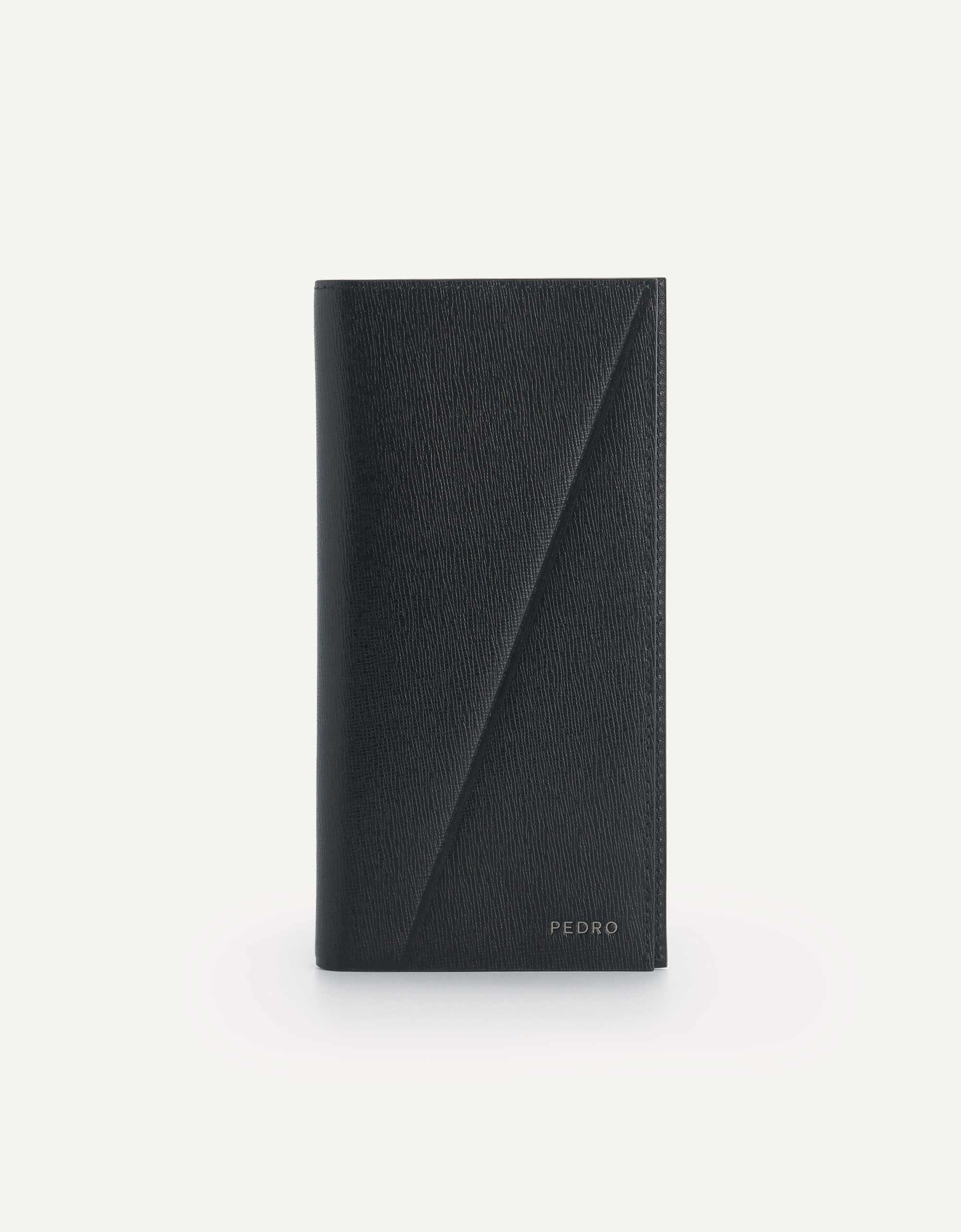 Long Textured Leather Wallet | PEDRO