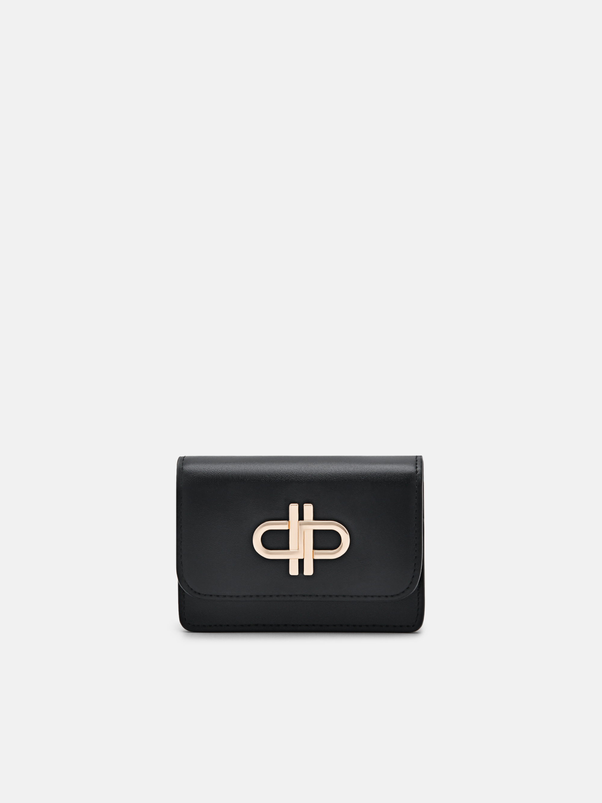 Black PEDRO Icon Leather Bi-Fold Card Holder - PEDRO MY