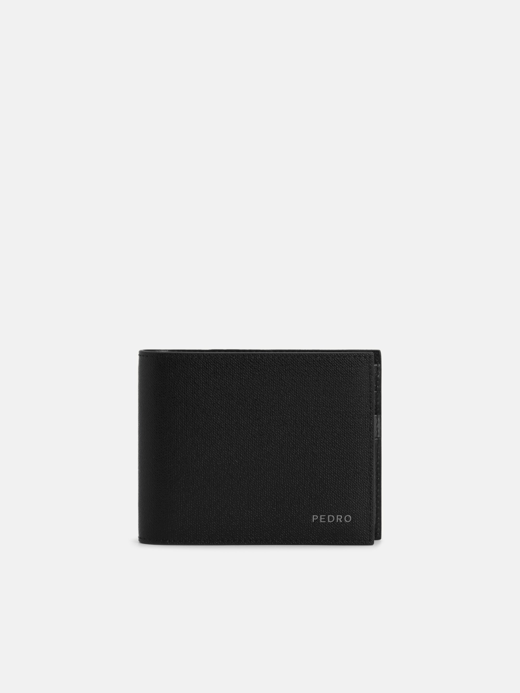 Black FullGrain Leather Wallet with Insert PEDRO MY