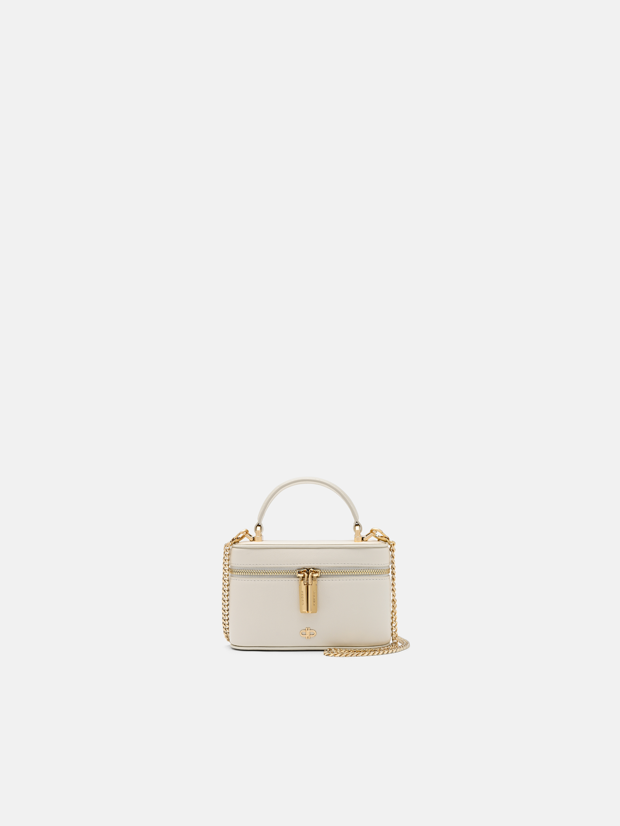 Chalk Ari Leather Vanity Case - PEDRO SG