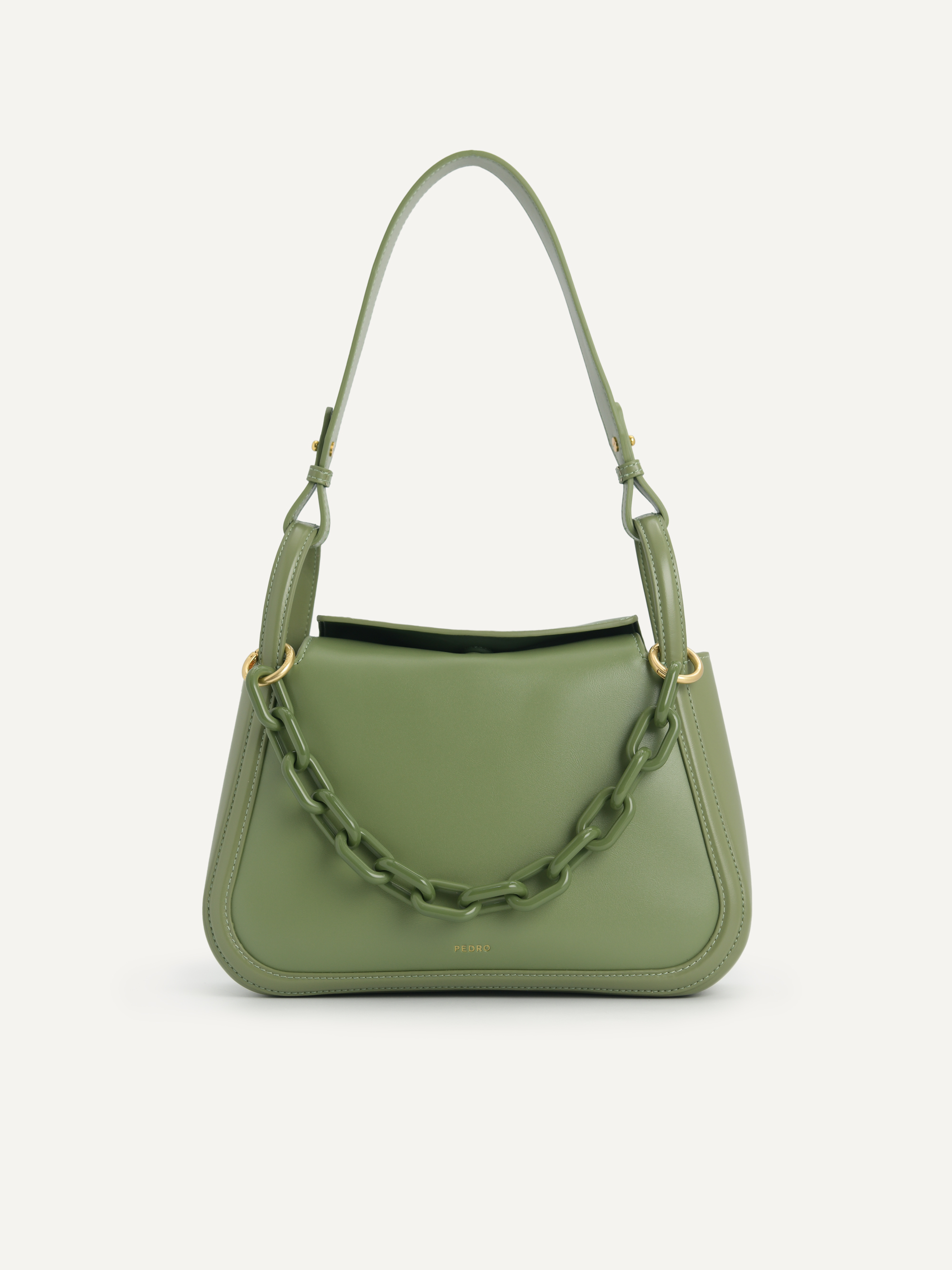 Military Green Chain Shoulder Bag PEDRO PH