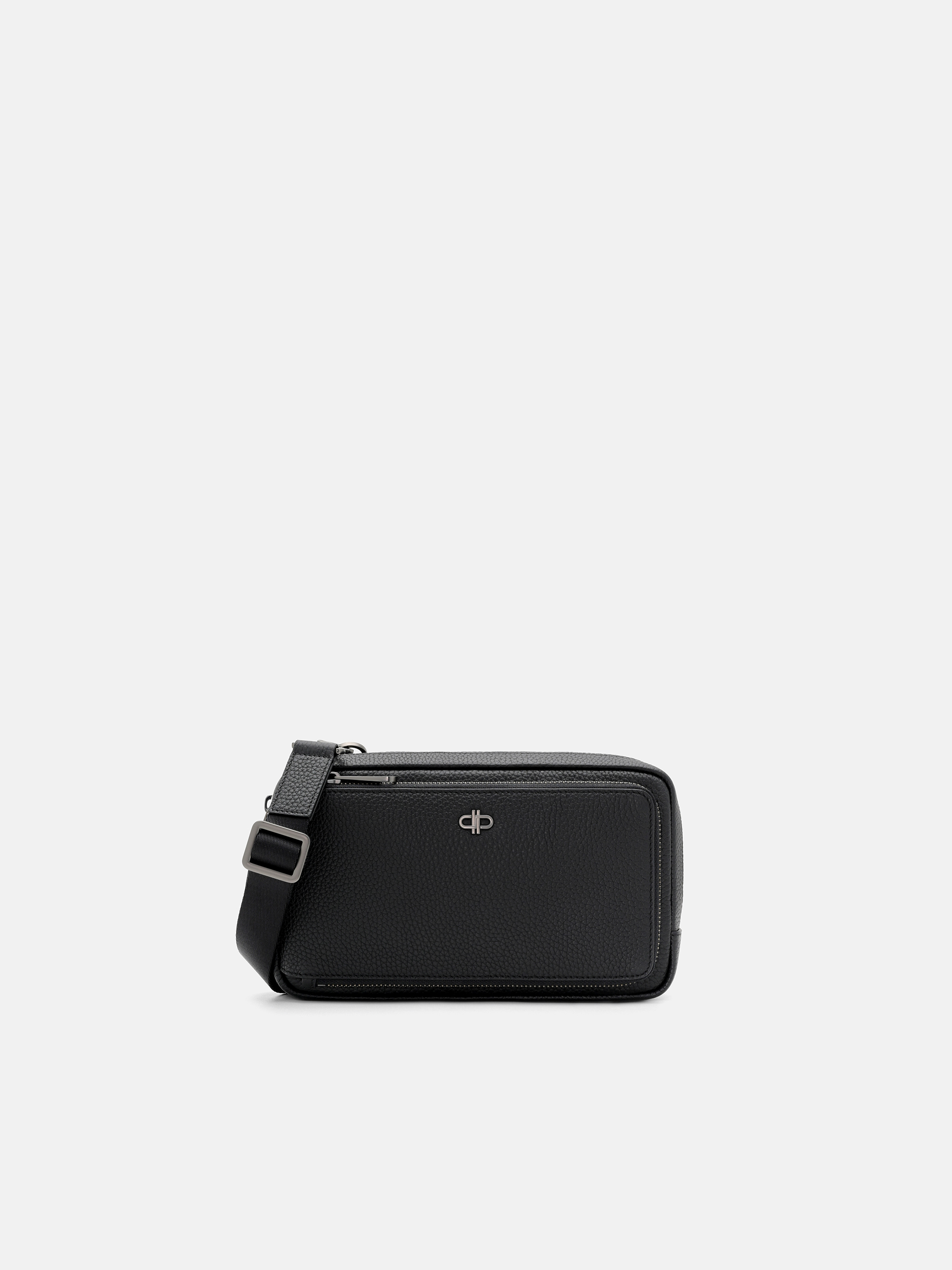 Black Fingerprint Lock Clutch Bag - PEDRO US