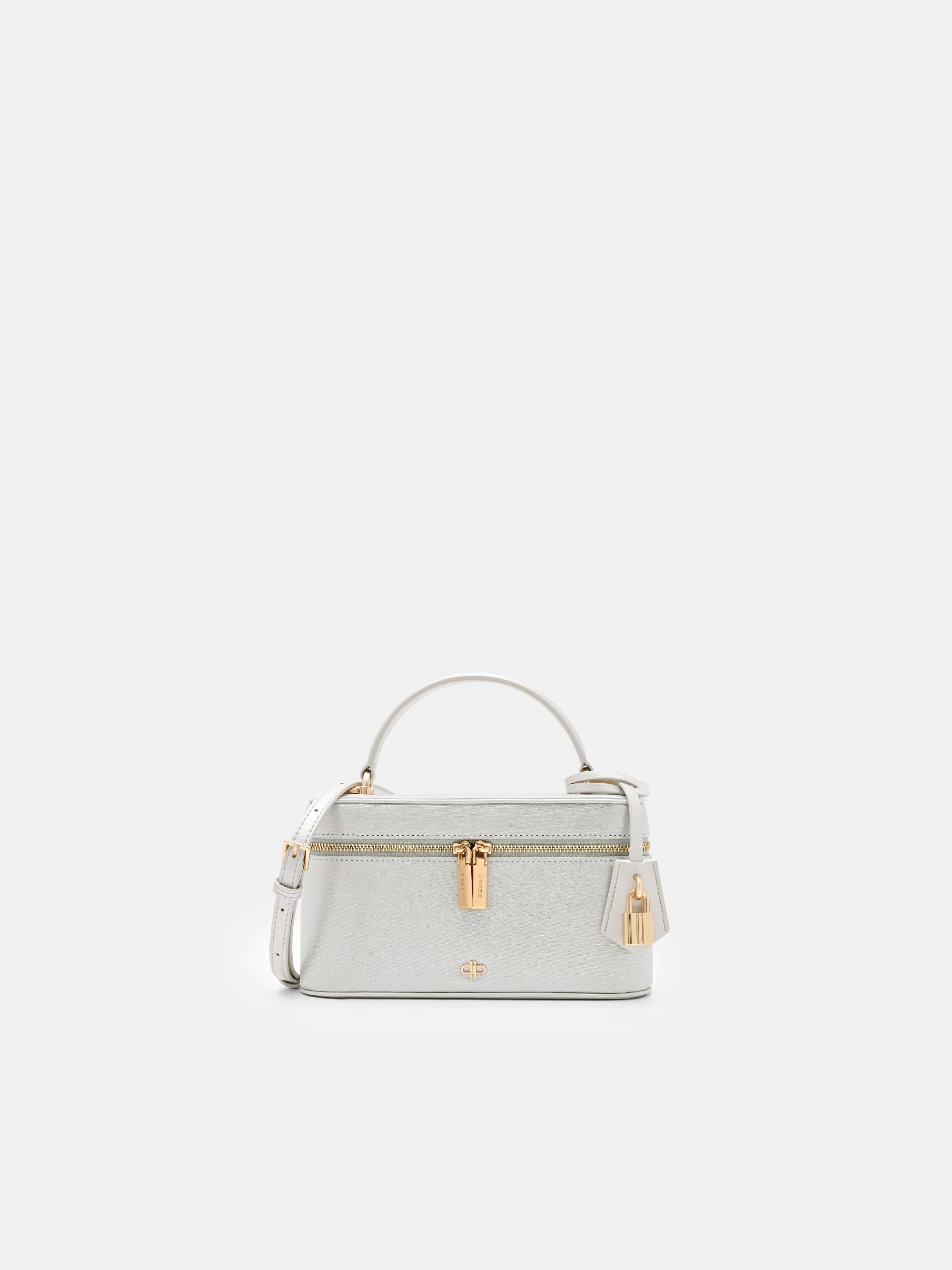 Silver Ari Leather Shoulder Bag - PEDRO SG